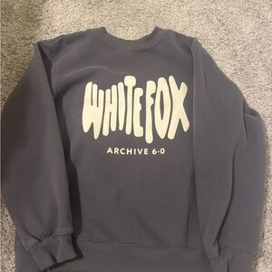 White Fox Grey Crewneck